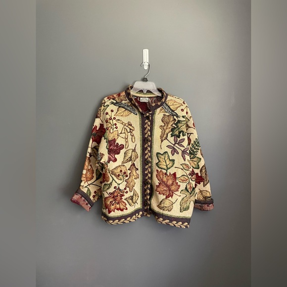 Sugar Street Weavers Jackets & Blazers - Vintage Sugar Street Weavers Tapestry Jacket Womens Size Large